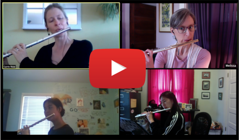 online flute camp youtube video preview